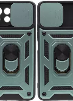 Ударопрочный чехол Camshield Serge Ring для Xiaomi Mi 11 Lite, Зеленый