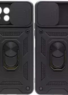 Ударопрочный чехол Camshield Serge Ring для Xiaomi Mi 11 Lite, Черный