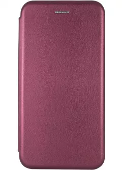 Кожаный чехол (книжка) Classy для Xiaomi Redmi Note 8T, Бордовый