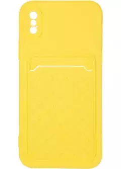 Чехол Pocket Case для iPhone X Yellow