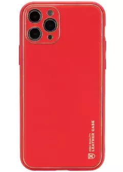 Кожаный чехол Xshield для Apple iPhone 11 Pro (5.8"), Красный / Red