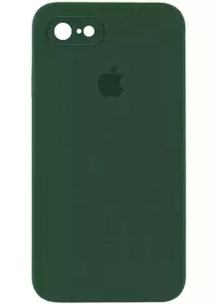 Чехол Silicone Case Square Full Camera Protective (AA) для Apple iPhone 6 / 6S || , Зеленый / Cyprus Green