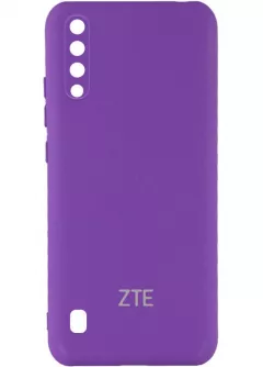 Чехол Silicone Cover My Color Full Camera (A) для ZTE Blade A7 (2020), Фиолетовый / Purple
