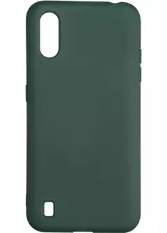 Чехол Full Soft Case для Samsung A015 (A01)/M015 (M01) Dark Green