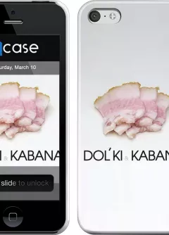 Прикольный украинский чехол для iPhone 5C - "Dolki Kabana"