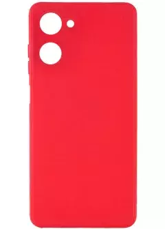 Силиконовый чехол Candy Full Camera для Realme C33, Красный / Red