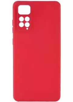 Силиконовый чехол Candy Full Camera для Xiaomi Redmi Note 11 Pro 4G/5G / 12 Pro 4G, Красный / Camellia