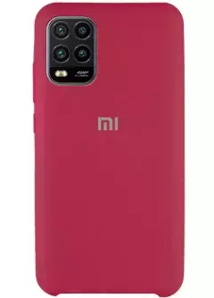Чехол Silicone Cover (AAA) для Xiaomi Mi 10 Lite, Красный / Red Raspberry