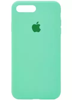 Чехол Silicone Case Full Protective (AA) для Apple iPhone 7 plus || Apple iPhone 8 plus, Зеленый / Spearmint
