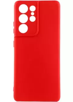 Чехол Silicone Cover Lakshmi Full Camera (A) для Samsung Galaxy S21 Ultra, Красный / Red