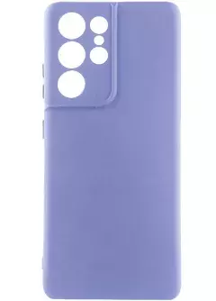 Чехол Silicone Cover Lakshmi Full Camera (A) для Samsung Galaxy S21 Ultra, Сиреневый / Dasheen