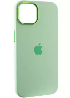 Уценка Чехол Silicone Case Metal Buttons (AA) для Apple iPhone 13 (6.1")