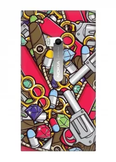 Чехол для Nokia Lumia 900 - Guns Clipart