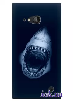 Чехол для Nokia Lumia 730 с акулой