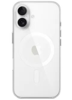 Чехол Clear Case (AAA) with MagSafe and Animation для Apple iPhone 16 (6.1"), Clear