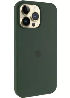 Чехол Silicone Case (AA) Logo with MagSafe для Apple iPhone 14 Pro (6.1")