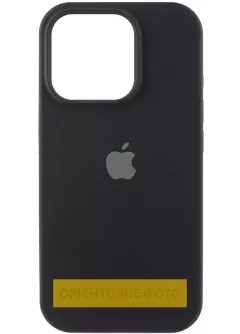 Чехол Silicone Case (AA) Logo with MagSafe для Apple iPhone 16 Pro (6.3"), Черный / Black