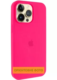Чехол Silicone Case (AA) Logo with MagSafe для Apple iPhone 16e (6.1")