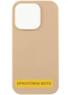 Чехол Silicone Case Full Protective (AA) NO LOGO для Apple iPhone 17 (6.3"), Бежевый / Desert Gold
