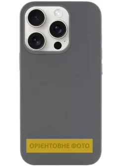 Чехол Silicone Case Full Protective (AA) NO LOGO для Apple iPhone 17 (6.3"), Серый / Dark Gray