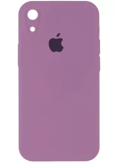 Чехол Silicone Case Square Full Camera Protective (AA) для Apple iPhone XR (6.1")