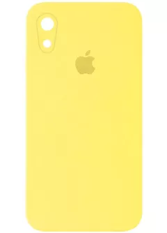 Чехол Silicone Case Square Full Camera Protective (AA) для Apple iPhone XR (6.1")