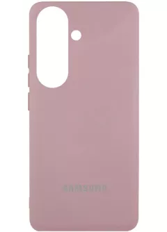 Чехол Silicone Cover Lakshmi (AAA) with Logo для Samsung Galaxy S26+, Розовый / Pink Sand