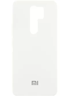Чехол Silicone Cover Lakshmi (AAA) with Logo для Xiaomi Redmi Note 8 Pro, Белый / White
