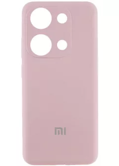 Чехол Silicone Cover Lakshmi Full Camera (AA) with logo для Xiaomi Redmi Note 13 Pro 4G, Розовый / Pink Sand