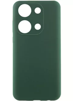 Чехол Silicone Cover Lakshmi Full Camera (AAA) для Xiaomi Redmi Note 14S, Зеленый / Cyprus Green