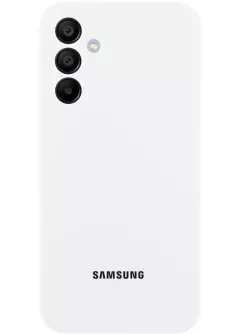 Чехол Silicone Cover Lakshmi Full Camera (AAA) with Logo для Samsung Galaxy A37 5G, Белый / White