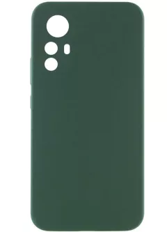 Чехол Silicone Cover Lakshmi Full Camera (AAA) with Logo для Xiaomi Redmi Note 12S, Зеленый / Cyprus Green