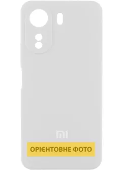 Чехол Silicone Cover Lakshmi Full Camera (AAA) with Logo для Xiaomi Redmi Note 14 Pro 5G, Белый / White