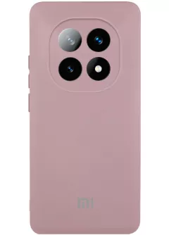 Чехол Silicone Cover Lakshmi Full Camera (AAA) with Logo для Xiaomi Redmi Note 15 5G , Розовый / Pink Sand