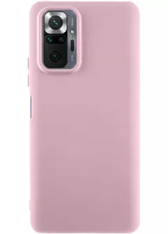 Чехол Silicone Cover Ummi Lakshmi (AA) для Xiaomi Redmi Note 10 Pro Max , Розовый / Pink Sand