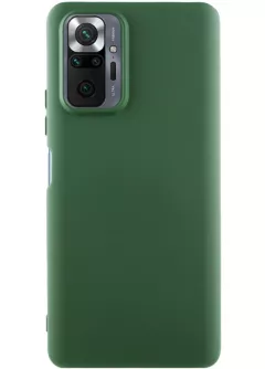 Чехол Silicone Cover Ummi Lakshmi (AA) для Xiaomi Redmi Note 10 Pro Max , Зеленый / Dark green