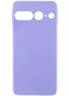 Чехол Silicone Cover Ummi Lakshmi Full Camera (AA) для Google Pixel 7 Pro, Сиреневый / Dasheen