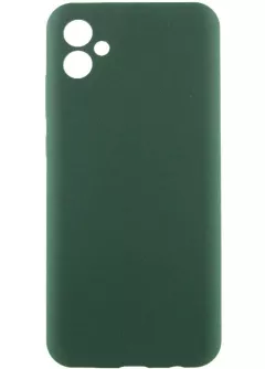 Чехол Silicone Cover Ummi Lakshmi Full Camera (AA) для Samsung Galaxy A05, Зеленый / Dark green