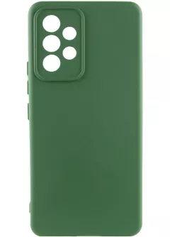 Чехол Silicone Cover Ummi Lakshmi Full Camera (AA) для Samsung Galaxy A52s 5G , Зеленый / Dark green