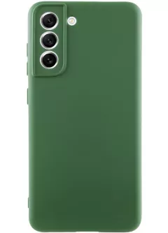 Чехол Silicone Cover Ummi Lakshmi Full Camera (AA) для Samsung Galaxy S22, Зеленый / Dark green