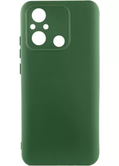 Чехол Silicone Cover Ummi Lakshmi Full Camera (AA) для Xiaomi Poco C55 , Зеленый / Dark green