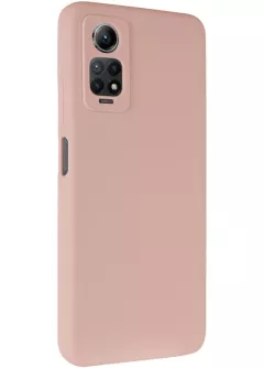 Чехол Silicone Cover Ummi Lakshmi Full Camera (AA) для Xiaomi Redmi Note 12 Pro 4G, Розовый / Pink Sand