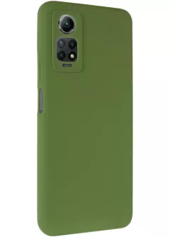 Чехол Silicone Cover Ummi Lakshmi Full Camera (AA) для Xiaomi Redmi Note 12 Pro 4G, Зеленый / Dark green