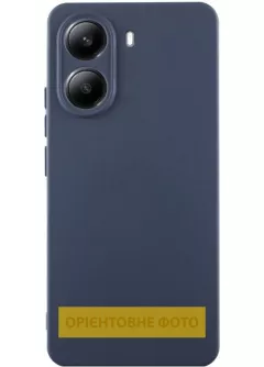Чехол Silicone Cover Ummi Lakshmi Full Camera (AA) для Xiaomi Redmi Note 12 Pro+ 5G, Синий / Midnight Blue