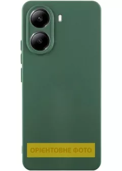 Чехол Silicone Cover Ummi Lakshmi Full Camera (AA) для Xiaomi Redmi Note 12 Pro+ 5G, Зеленый / Dark green
