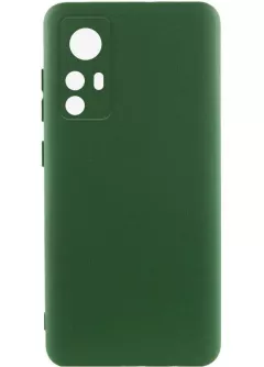 Чехол Silicone Cover Ummi Lakshmi Full Camera (AA) для Xiaomi Redmi Note 12S, Зеленый / Dark green