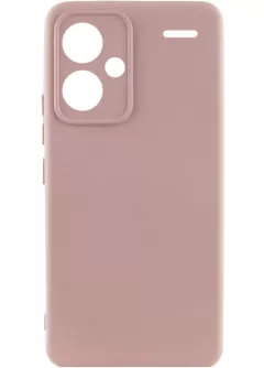 Чехол Silicone Cover Ummi Lakshmi Full Camera (AA) для Xiaomi Redmi Note 13 Pro+, Розовый / Pink Sand