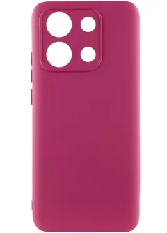 Чехол Silicone Cover Ummi Lakshmi Full Camera (AA) для Xiaomi Redmi Note 14S, Бордовый / Marsala