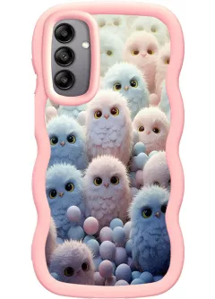 Чехол TPU Cloudy Pictures для Samsung Galaxy A15 4G/5G, Owls