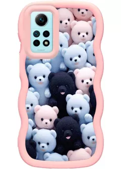 Чехол TPU Cloudy Pictures для Xiaomi Redmi Note 12 Pro 4G, Bears